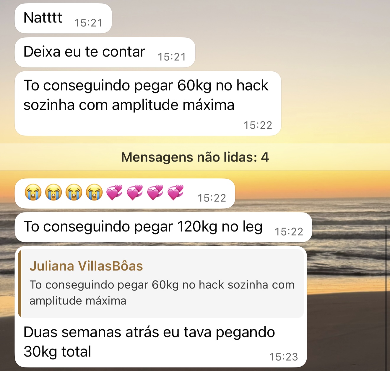 Depoimento de aluna