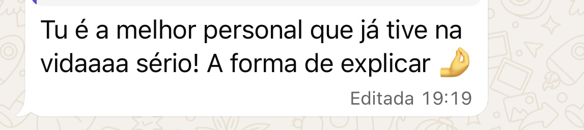 Depoimento de aluna