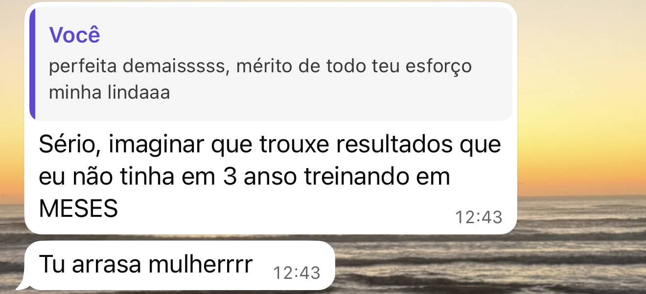 Depoimento de aluna